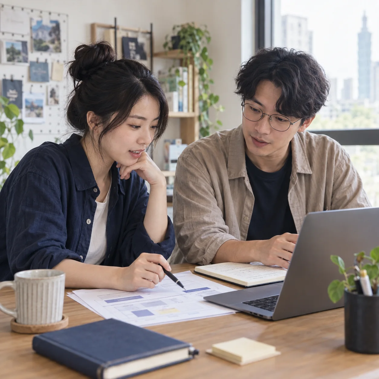 團隊共同核對案件規格